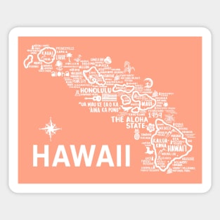 Hawaii Map Sticker